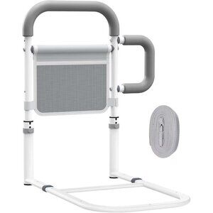 Bed Rails for Elderly Adults Safety, with Double Non-Slip Handle & Storage Pouch